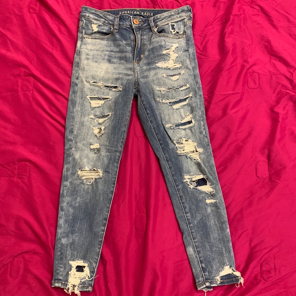 American Eagle high waist Jegging. 8 extra short.